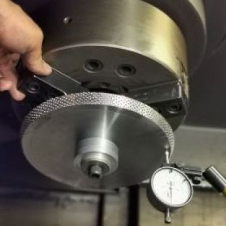 person handling a machine